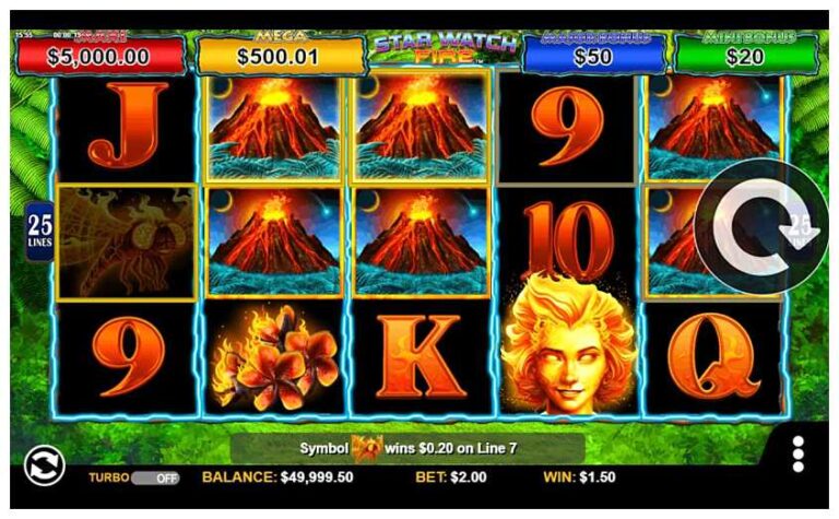 Star Watch Fire Slot Game